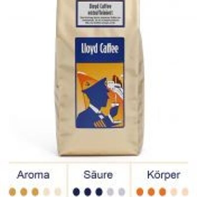 Lloyd Caffee entcoffeiniert - Röstkaffee