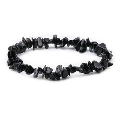 Black Obsidian Baroque Bracelet A (LOT 10 PIECES)