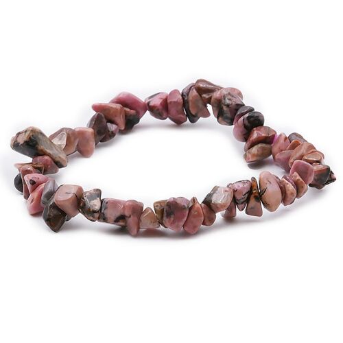 Bracelet Baroque Rhodonite Madagascar AB (LOT 10 PIECES)