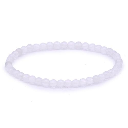 Bracelet Boule 04mm Pierre De Lune AAA