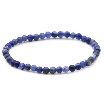 Bracelet Boule 04mm Sodalite A