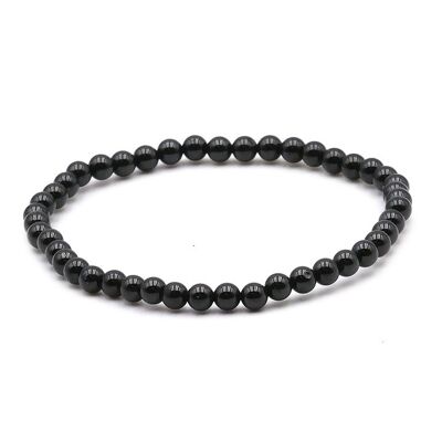 Bracciale a sfera 04mm Spinello nero A