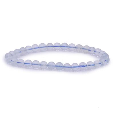 Kugelarmband 06mm Aquamarin AA+