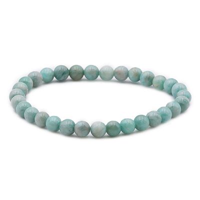 Bracelet Boule 06mm Amazonite Pérou AB