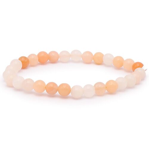 Bracelet Boule 06mm Aventurine Orange A