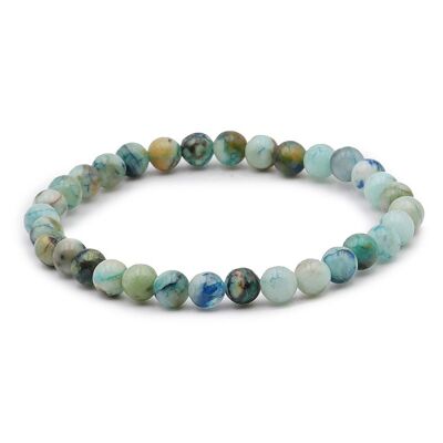 Kugelarmband 06mm Chrysokoll Shattuckite AB