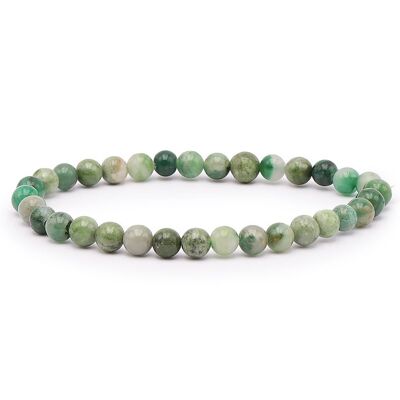 Bracelet Boule 06mm Diopside Vert B