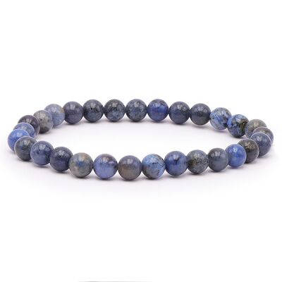 Bracelet Boule 06mm Dumortierite AB