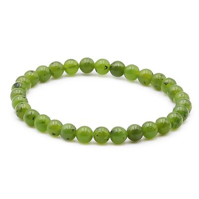 Bracelet Boule 06mm Jade Nephrite AA