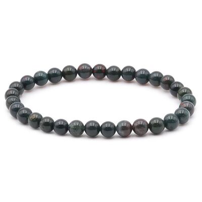 Bracciale a sfera 06mm Jasper Heliotrope AB