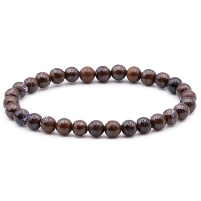 Bracelet Boule 06mm Opale Boulder AB