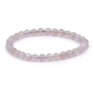 Ball Bracelet 06mm Gray Moonstone AA+