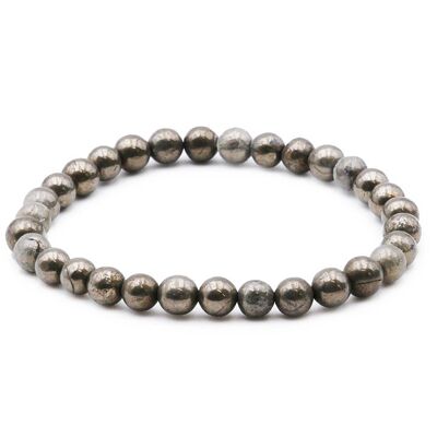 Bracelet Ball 06mm Pyrite A