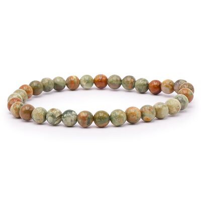 Bracelet Boule 06mm Rhyolite A