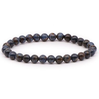 Bracelet Boule 06mm Spinelle Bleue A+