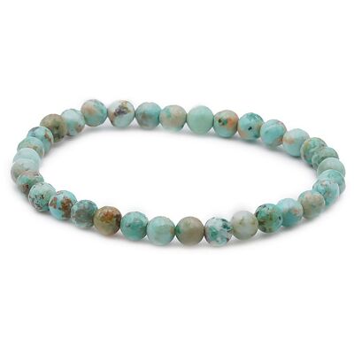 Bracelet Boule 06mm Turquoise Du Pérou A