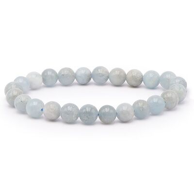 Ball Bracelet 08mm Aquamarine B