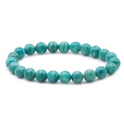 Bracciale a sfera 08mm Amazonite Russia A+