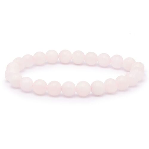 Bracelet Boule 08mm Calcite Rose AA