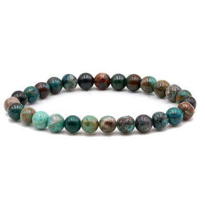 Bracelet Boule 08mm Chrysocolle AA (07-08mm)