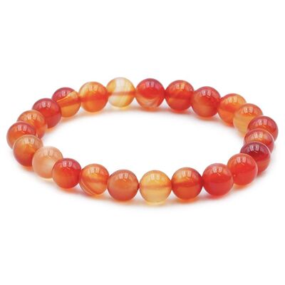 Ball Bracelet 08mm Carnelian A