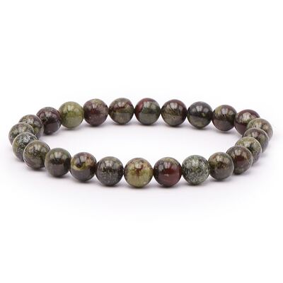 Ball Bracelet 08mm Dragon's Blood Jasper A+