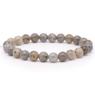 Bracelet Boule 08mm Labradorite AB