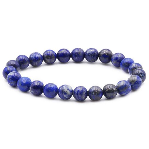 Bracelet Boule 08mm Lapis Lazuli AB