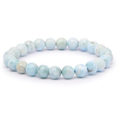 Bracelet Boule 08mm Larimar A (07,5-08,5mm)