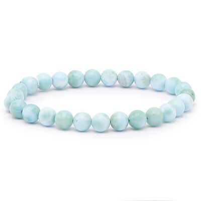 Bracciale Sfera 08mm Larimar AA (07-08mm)