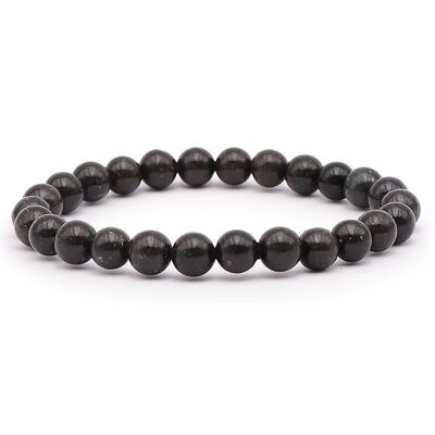 Bracelet Boule 08mm Opale Noire AB (07-08mm)