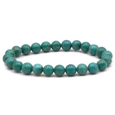 Ball Bracelet 08mm Tibetan Turquoise A+