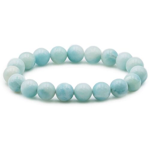 Bracelet Boule 10mm Amazonite Chine AB