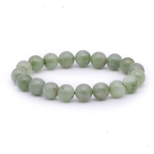 Bracelet Boule 10mm Jade Nephrite A