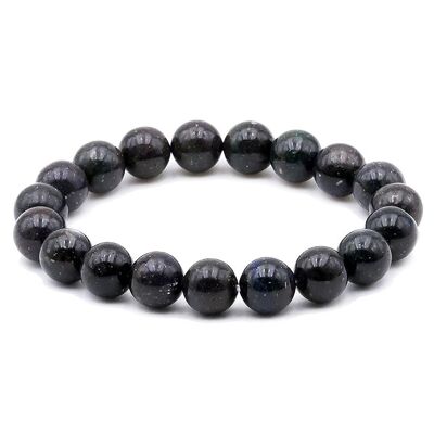 Brazalete Bola 10mm Ópalo Negro A