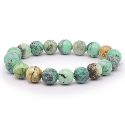 Bracelet Boule 10mm Variscite AA