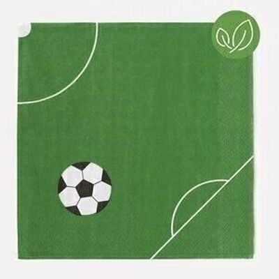 20 Servilletas de papel: fútbol