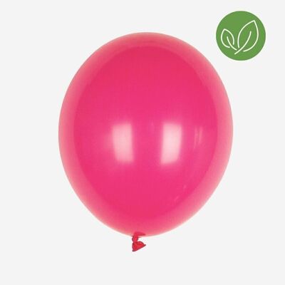 10 balloons: fuchsia