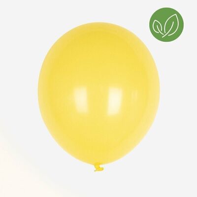 10 Luftballons: gelb