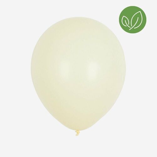 10 Ballons de baudruche : jaune clair