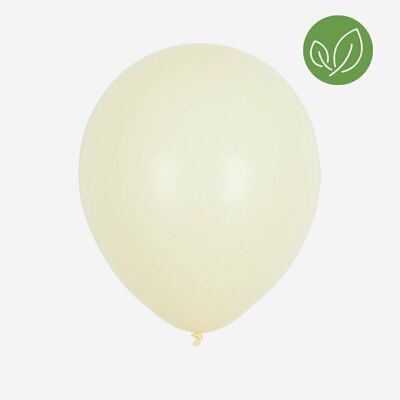 10 Luftballons: hellgelb