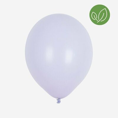 10 balloons: lilac