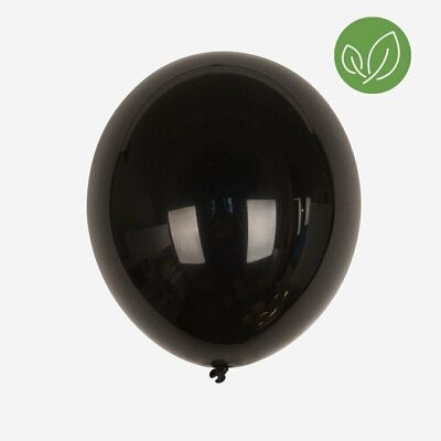 10 Luftballons: schwarz