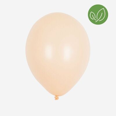 10 Luftballons: Pfirsich