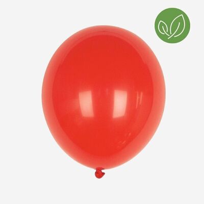 10 Ballons de baudruche : rouge