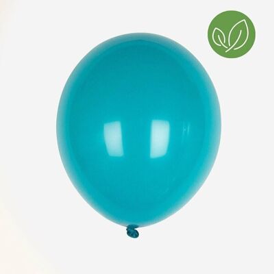 10 balloons: turquoise