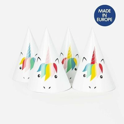 Gorros de 8 puntas: mini unicornio