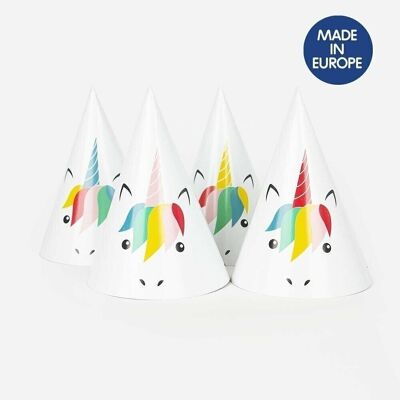 8 Chapeaux pointus : mini licorne