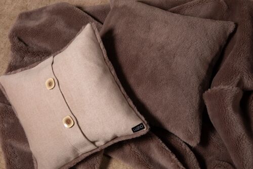 Cushion Conscious Wool Taupe