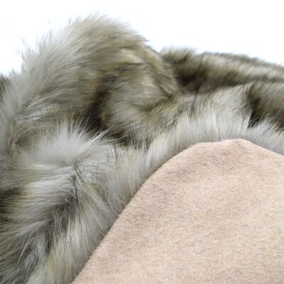 Seat Cover Sable Faux Fur